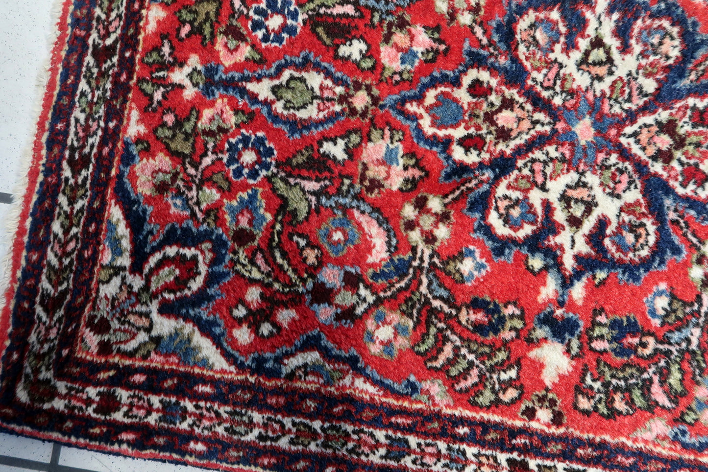 Timeless Beauty - Vintage Sarouk Area Rug