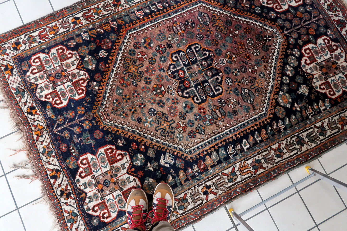 Vintage Wool Rug - Cultural Heritage
