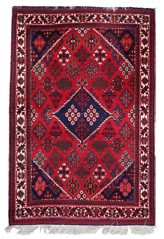 Timeless Elegance - Handmade Vintage Persian Joshagan Rug