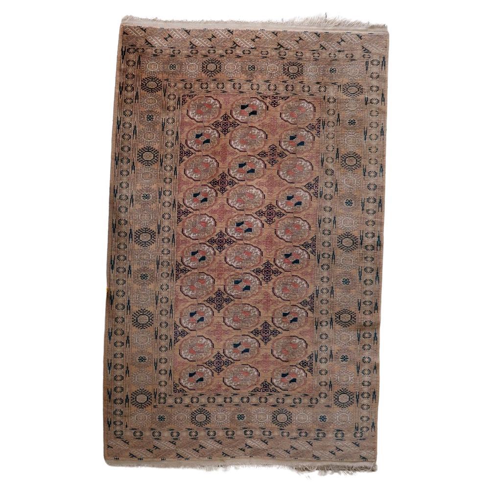 Handmade Vintage Afghan Baluch Rug - 1960s Authentic Wool Carpet