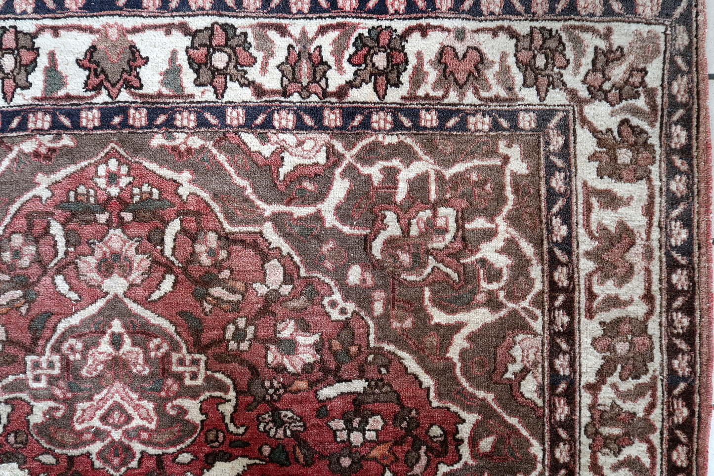 Handwoven Persian Malayer area rug