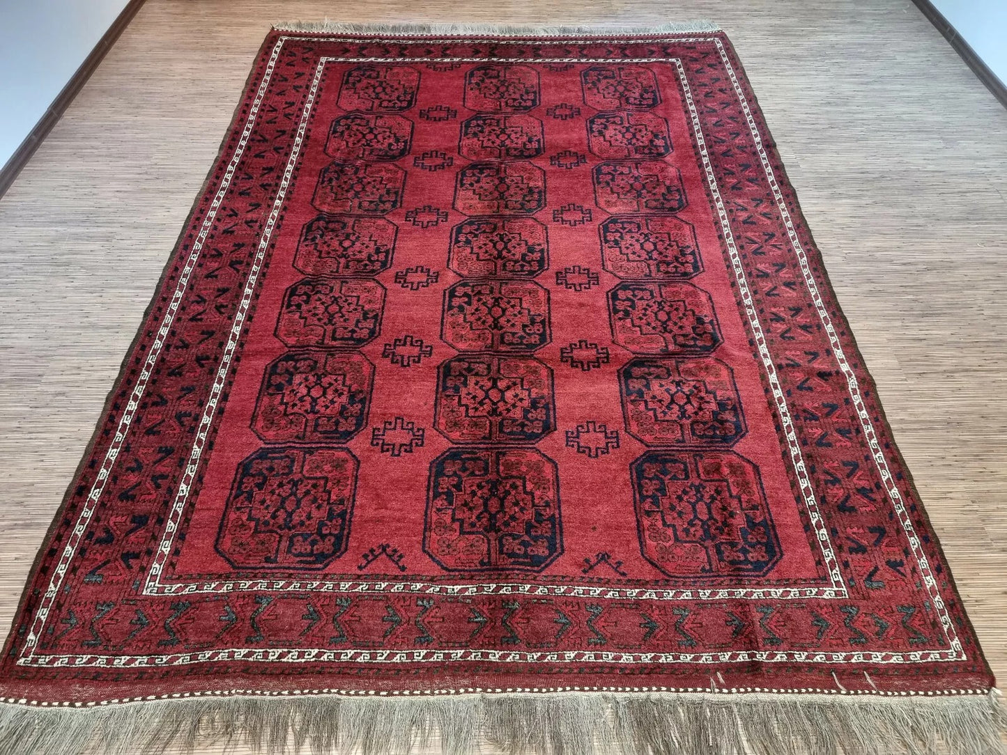 Afghan Ersari carpet for living room or dining space