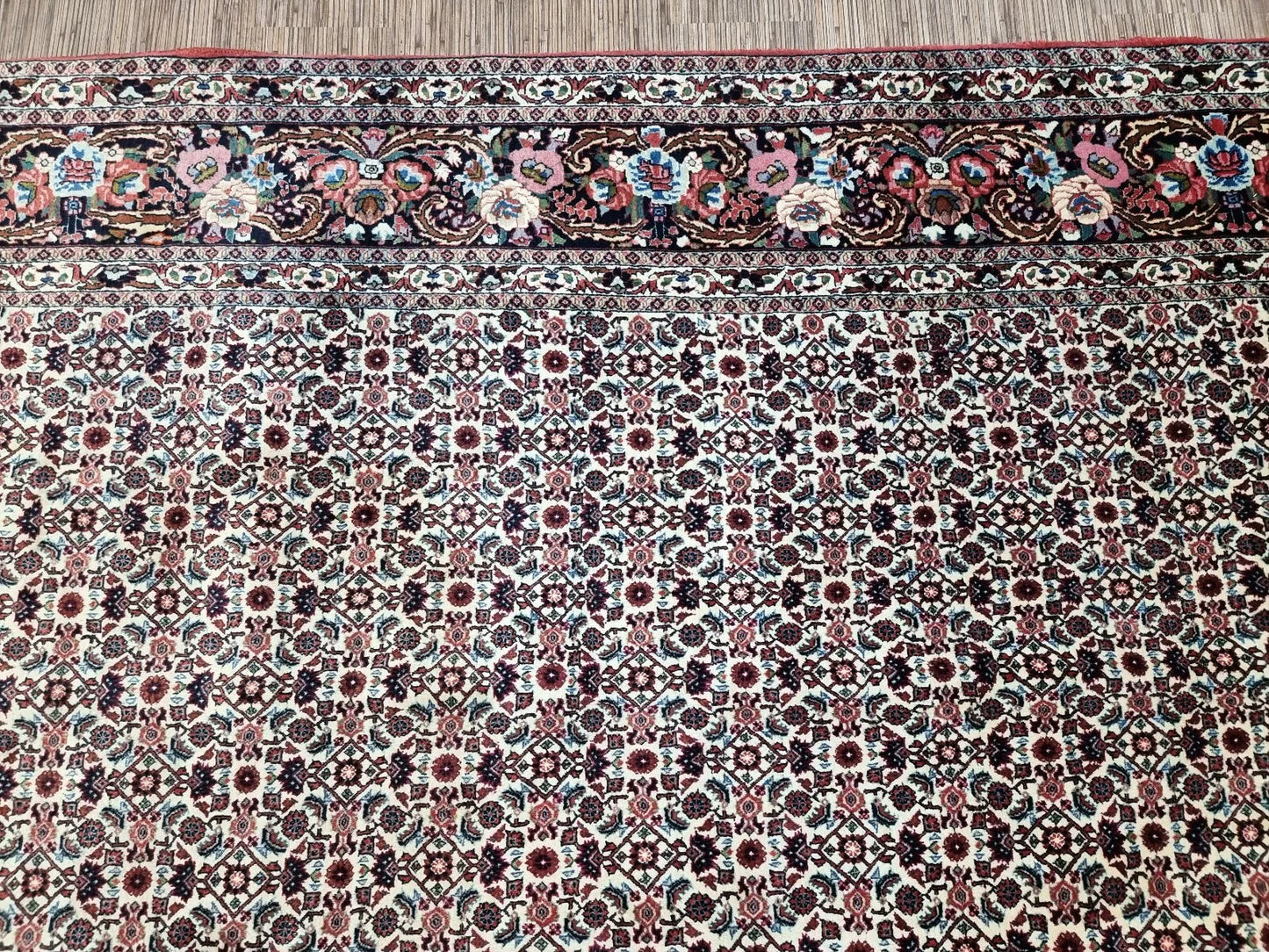 1980s Persian Bidjar wool rug