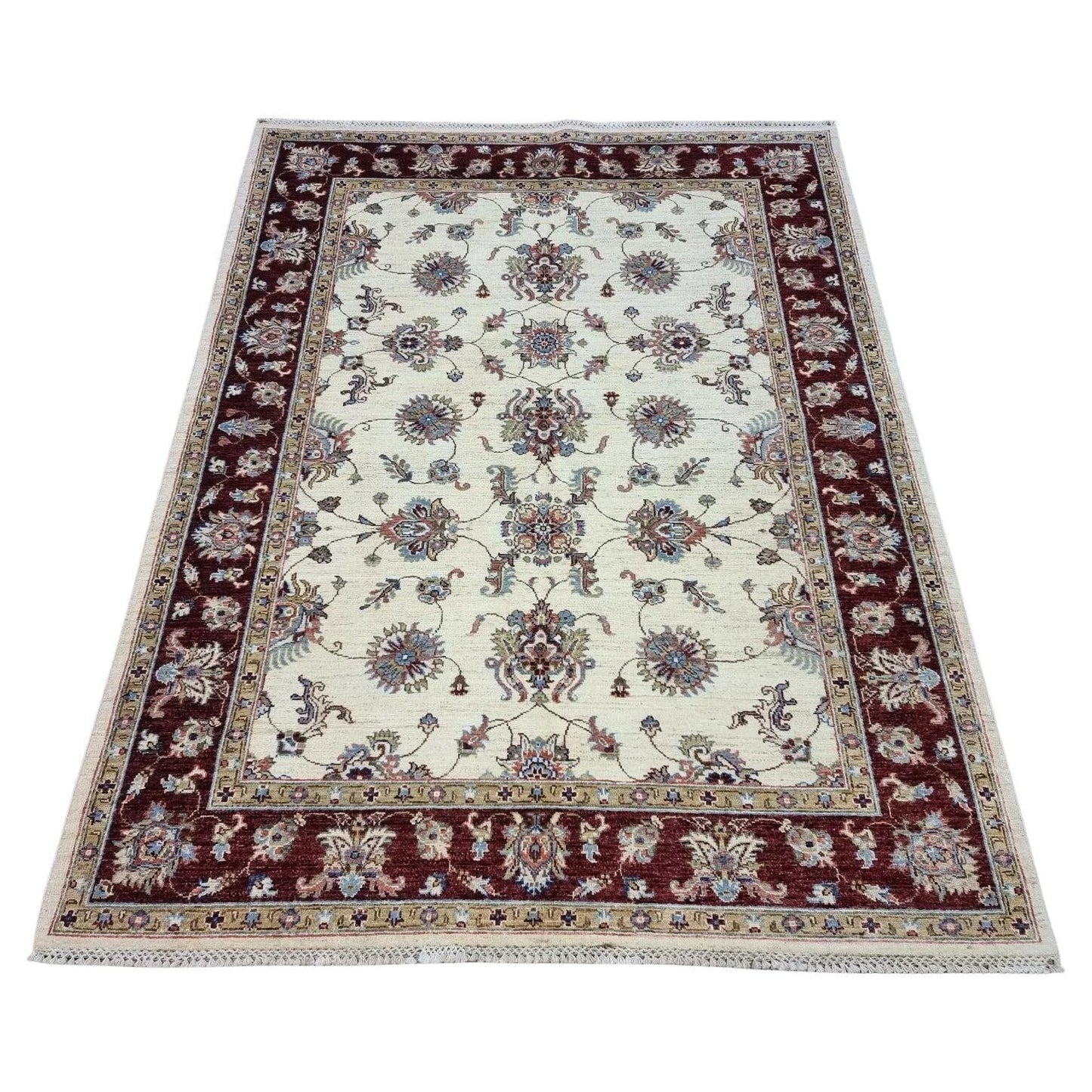 Handmade Vintage Afghan Ziegler Rug β 1980s