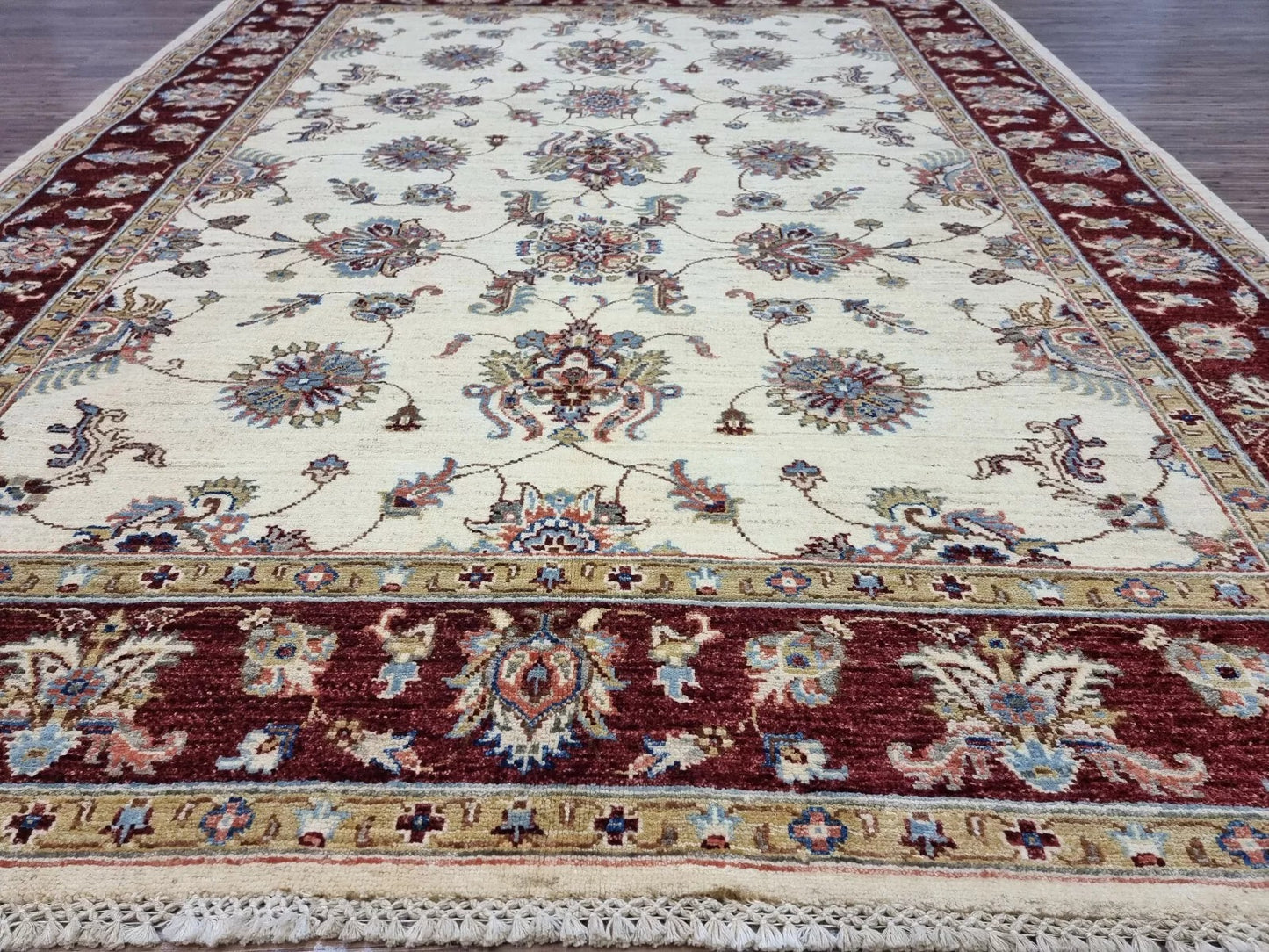 Hand-knotted Afghan Rug β Classic Oriental Pattern