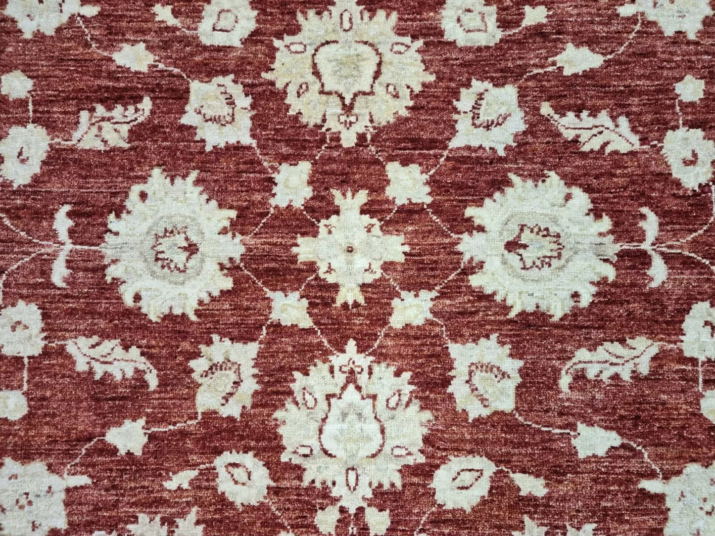 Terracotta Afghan Rug β Premium Wool