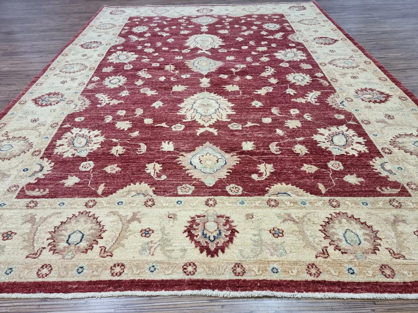 Hand-knotted Afghan Rug β Traditional Design