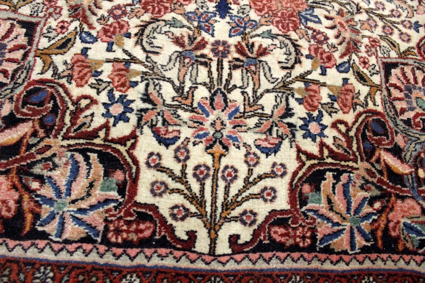High-quality Persian rug showcasing precise knotting and durability