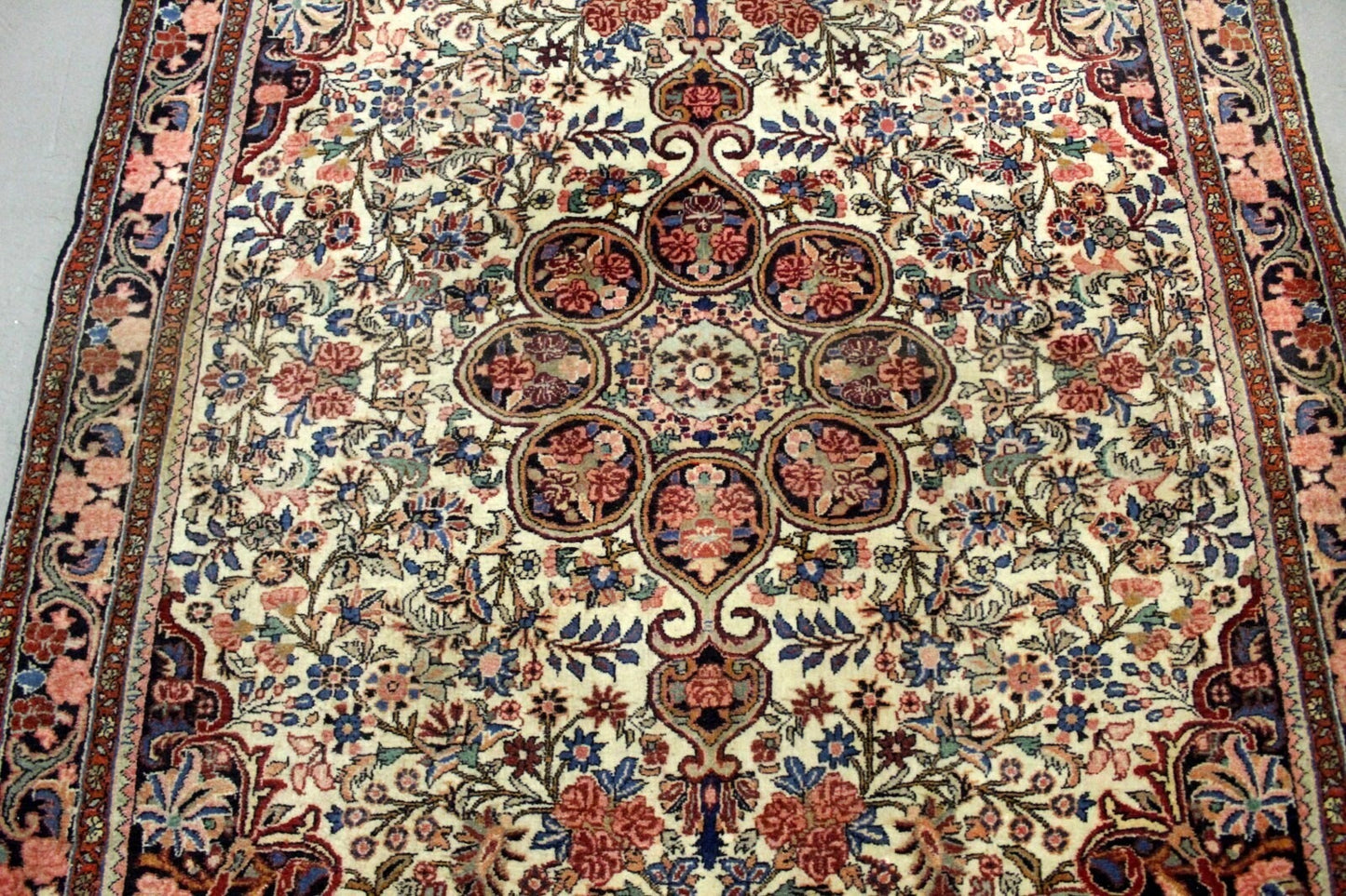 Persian artisan rug with dense knotting and historical charm