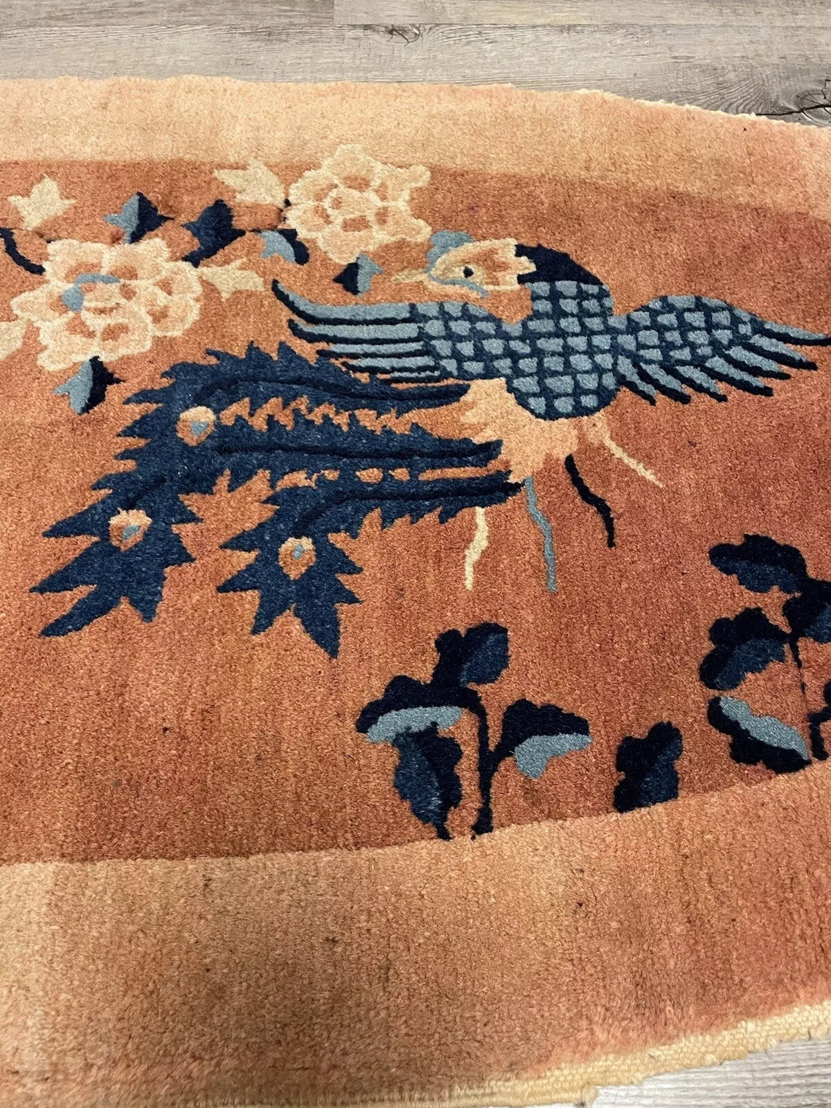 Antique Chinese Art Deco Rug – Timeless Elegance & Durability