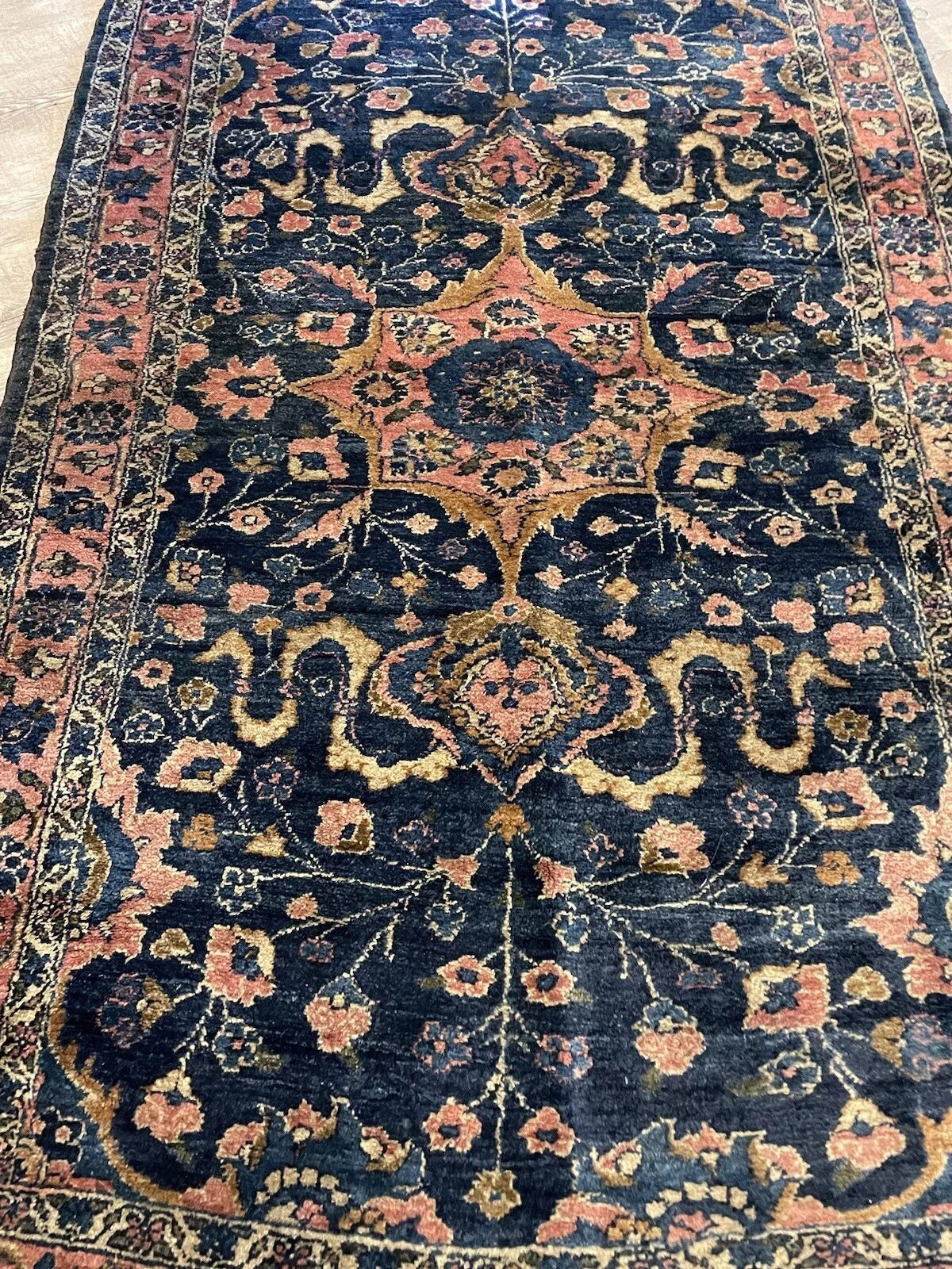 Handwoven Lilihan Wool Rug โ Persian Textile Art