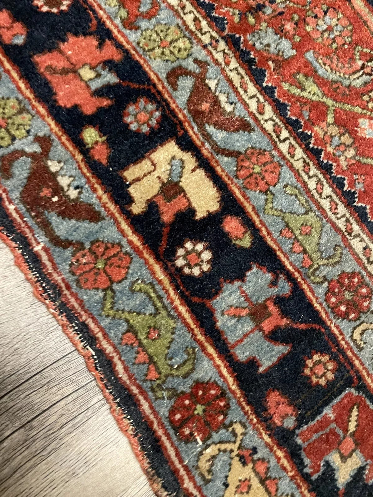 Antique Bidjar carpet showcasing classic craftsmanship