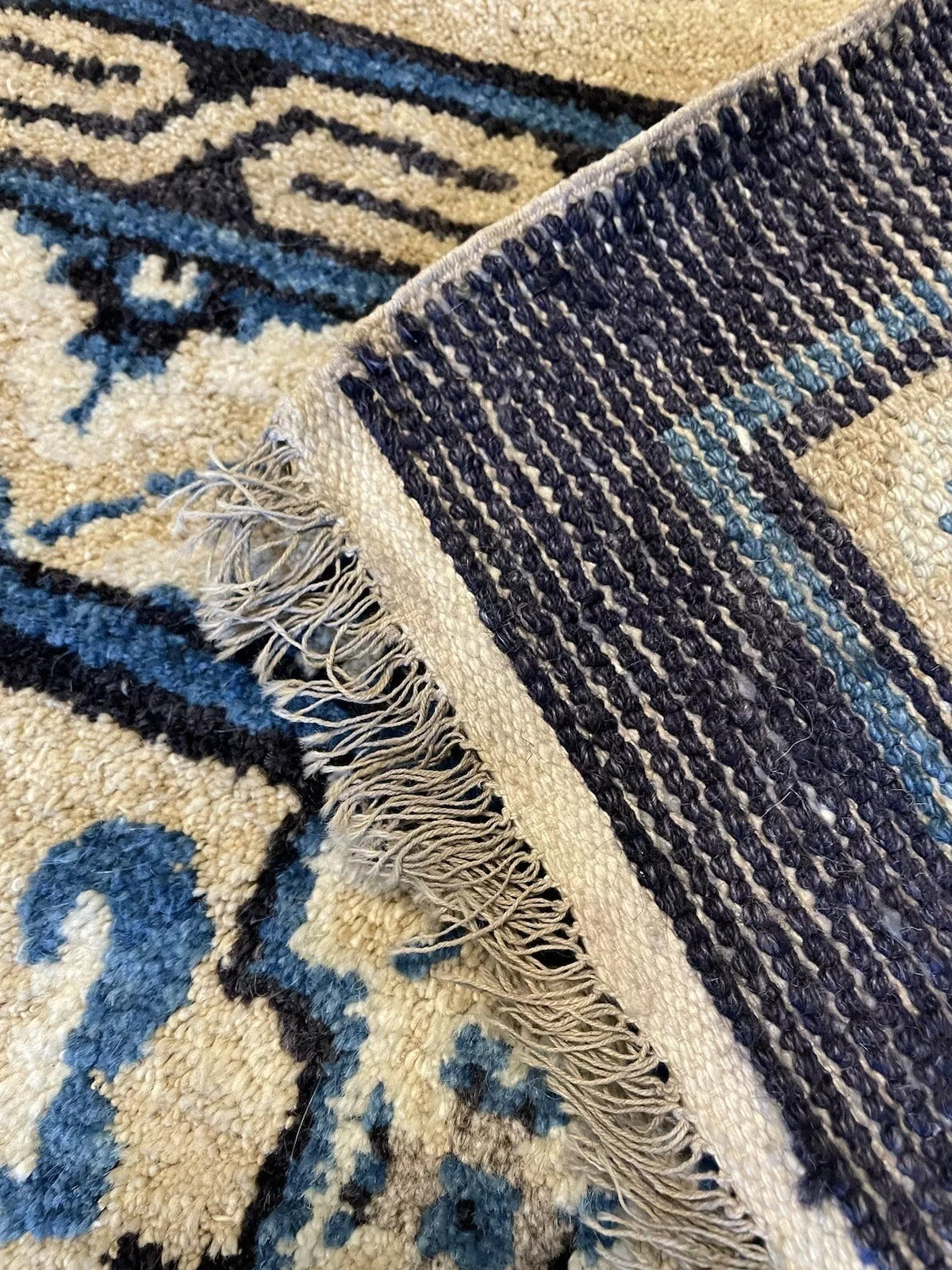 Peking rug with deep, harmonious colors and sophisticated design