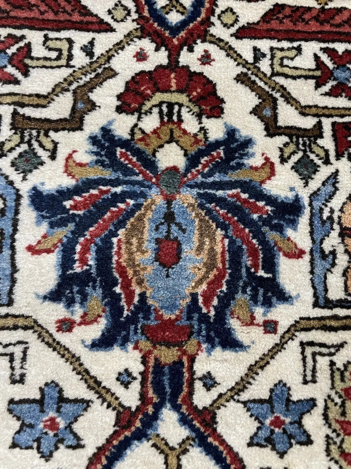 An authentic Persian Qum rug perfect for collectors and designers