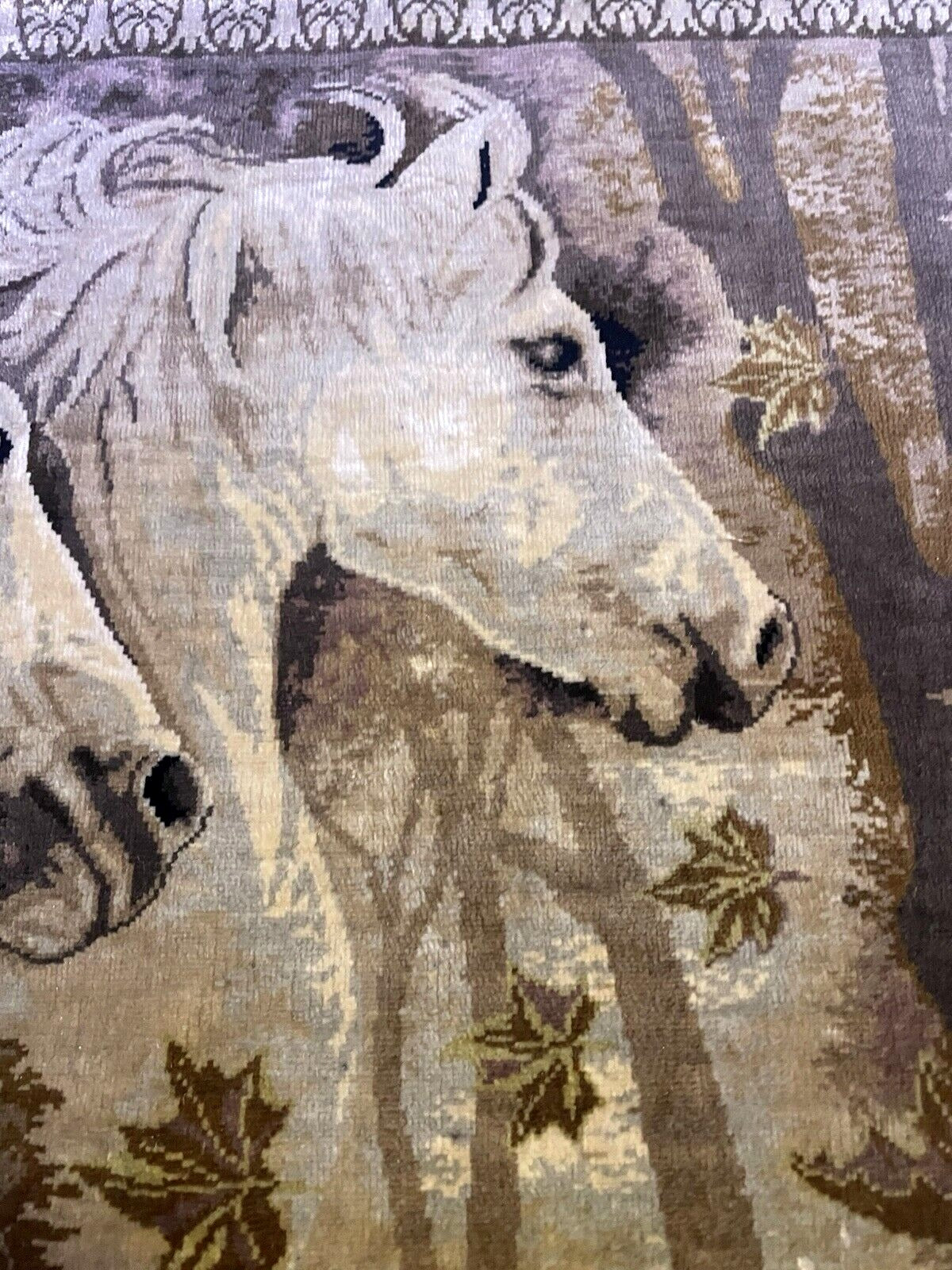 Wall-mounted as textile artwork