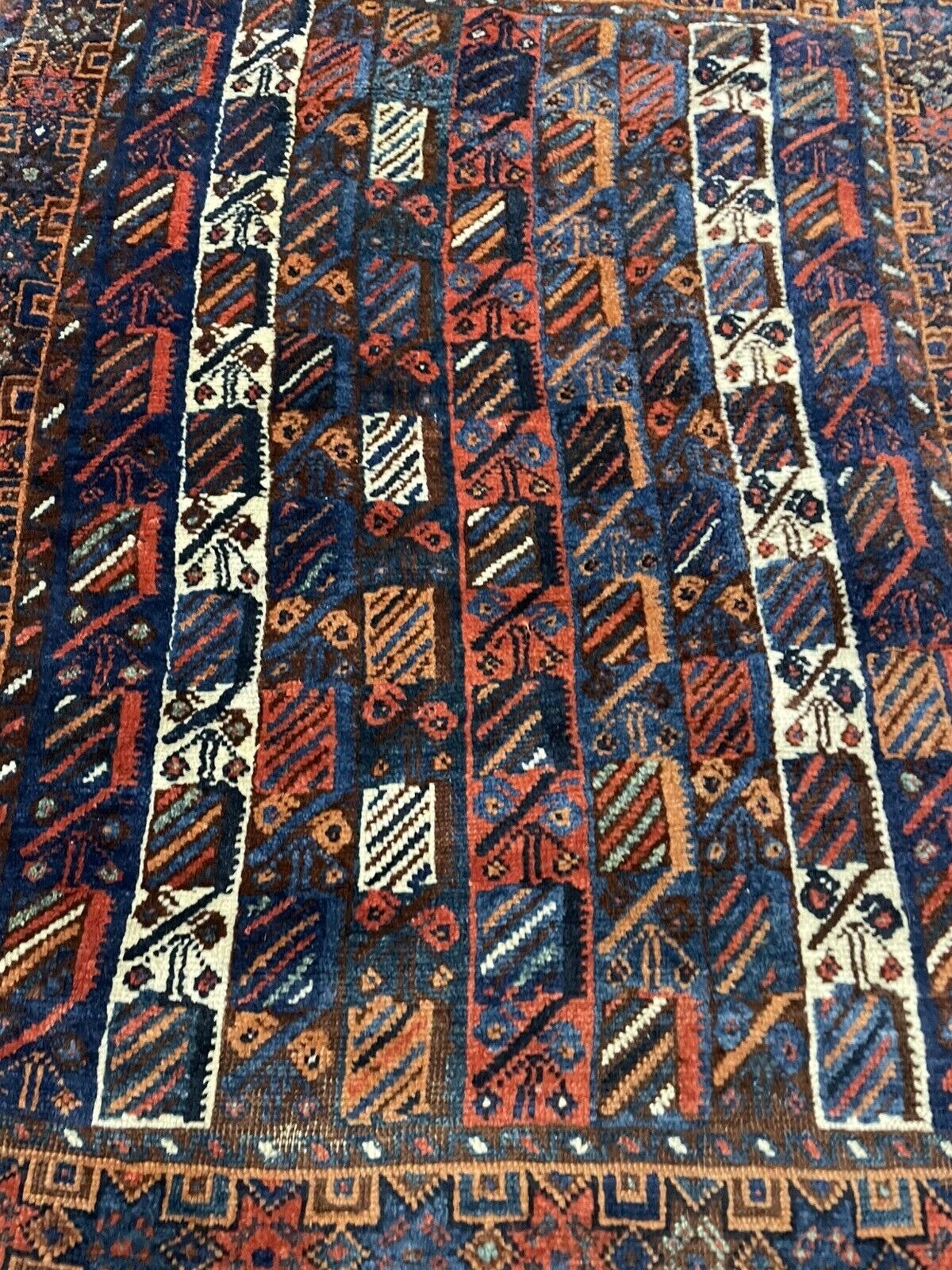 Detail shot showcasing the excellent condition and preservation of the wool.