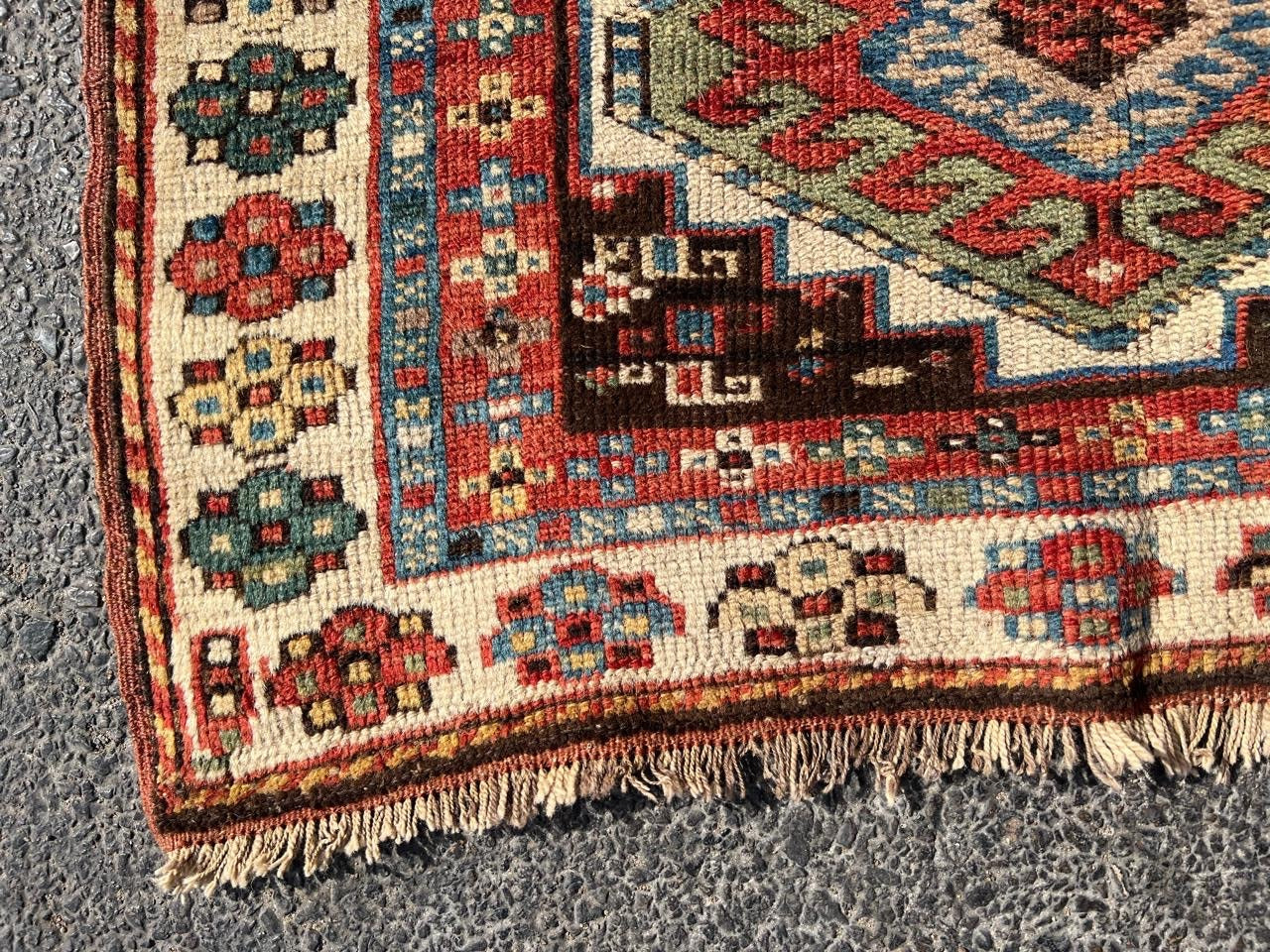 Natural dye variation across deep red field