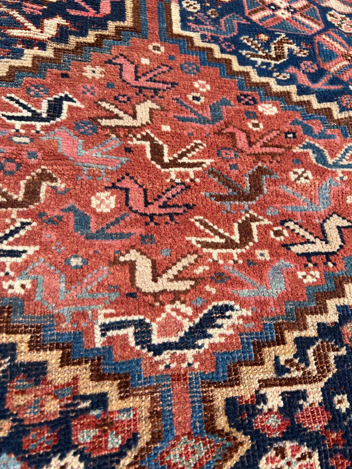 Tribal emblem close-up woven within medallion