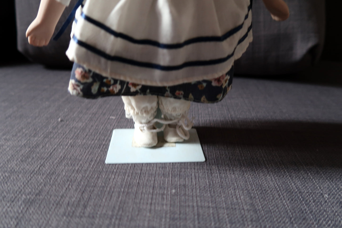 Small vintage porcelain doll for collectors