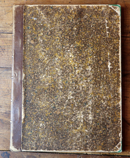 Early 20th-century leather-bound sheet music from C.F. Peters
