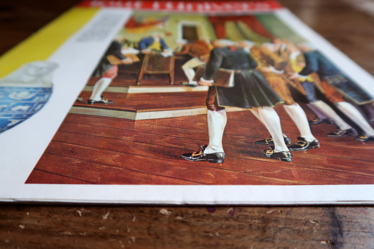 Full back cover with publication details, contents panel and illustrated historical features.