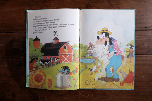 Disney Goofy and the Magic Fish book cover view, colorful illustrated edition