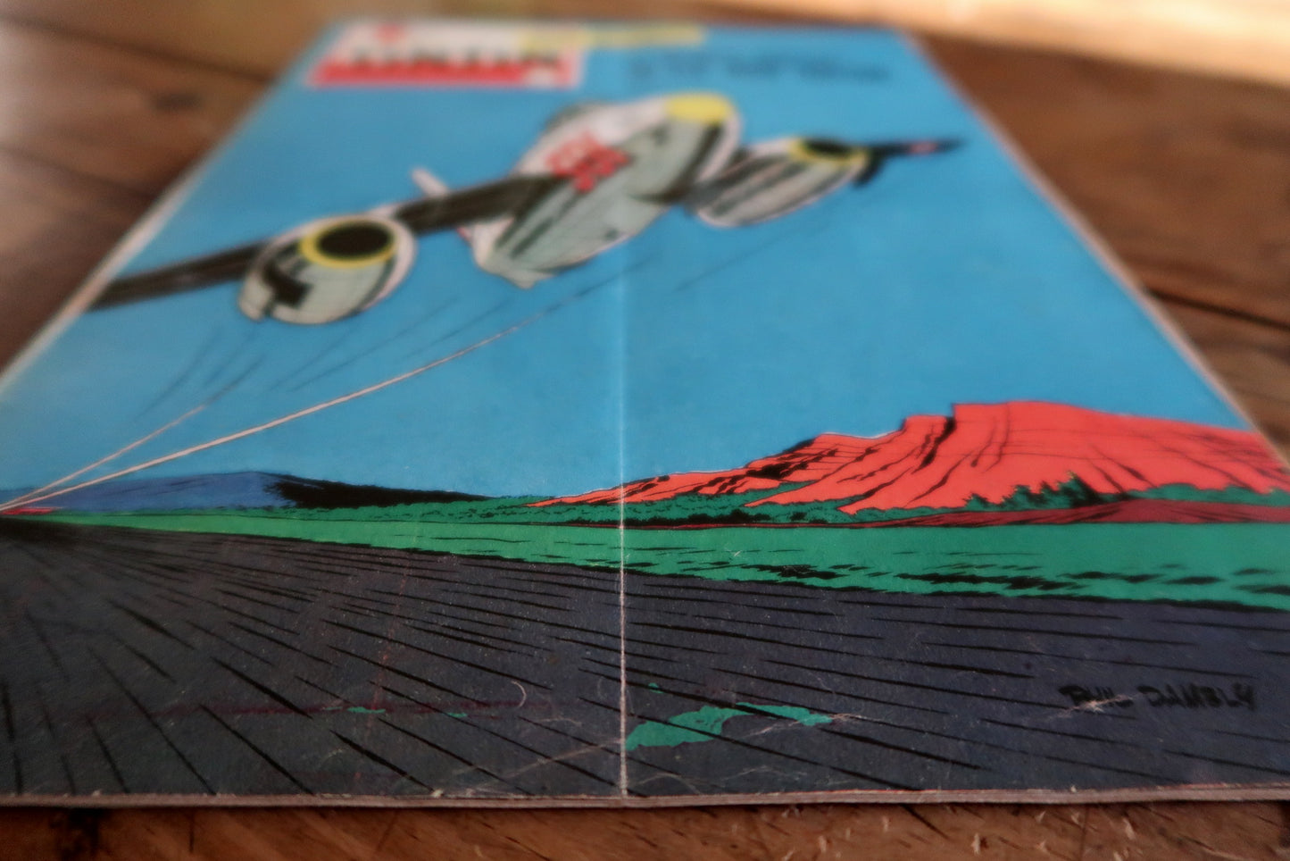 Nostalgic Tintin magazine issue from February 1959 with 40 pages, structurally complete, suitable for collectors of Hergé, Tintin, or vintage aviation-themed comics.
