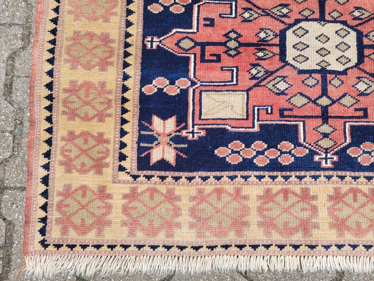Full view of 166 x 108 cm Turkish Kars rug