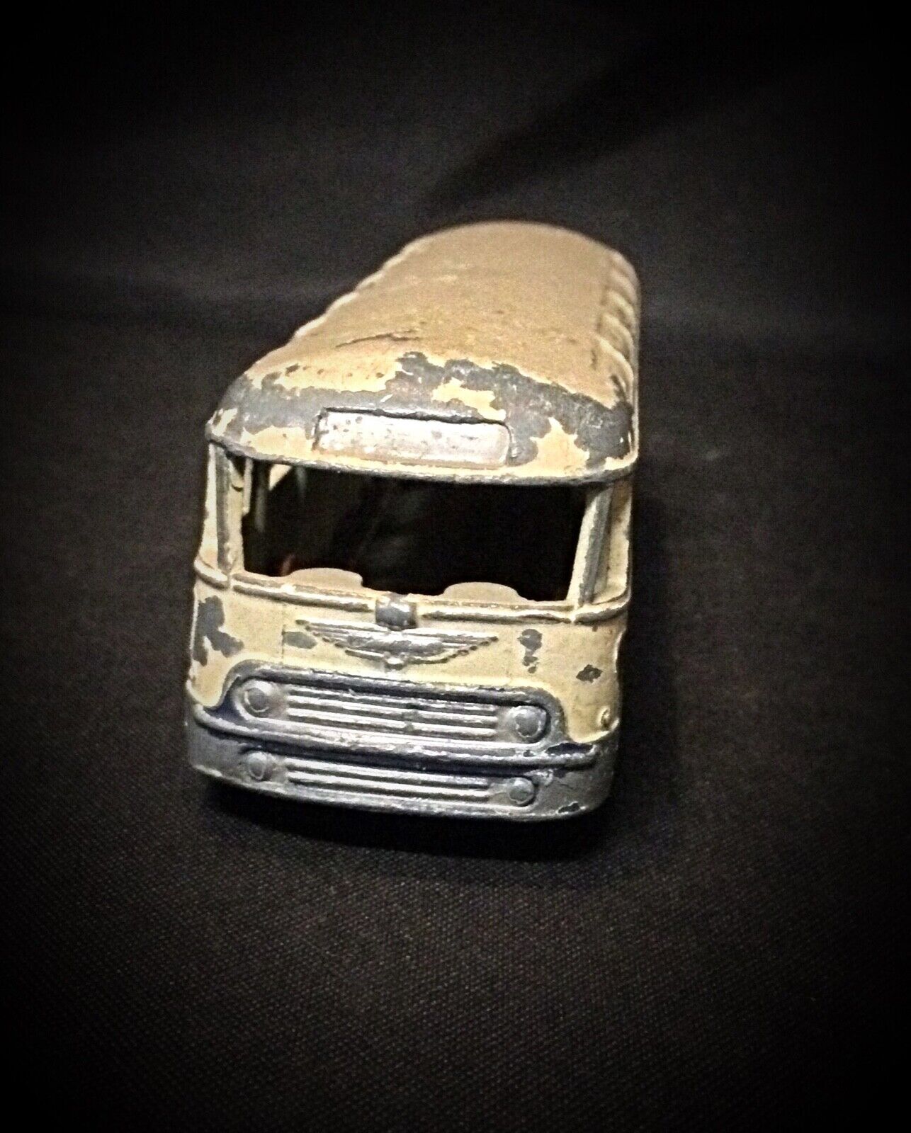 Retro Dinky Toys Autocar Chausson Model Bus in Good Condition, 15 cm