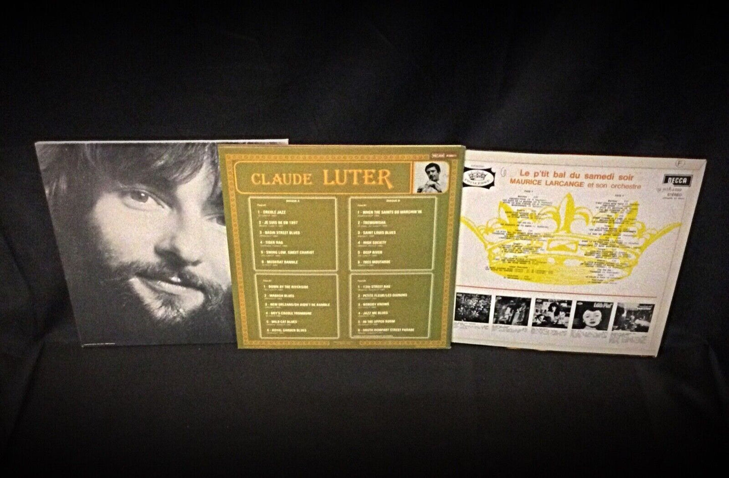 Back cover details of the M. Le Forestier vinyl record with track listings
