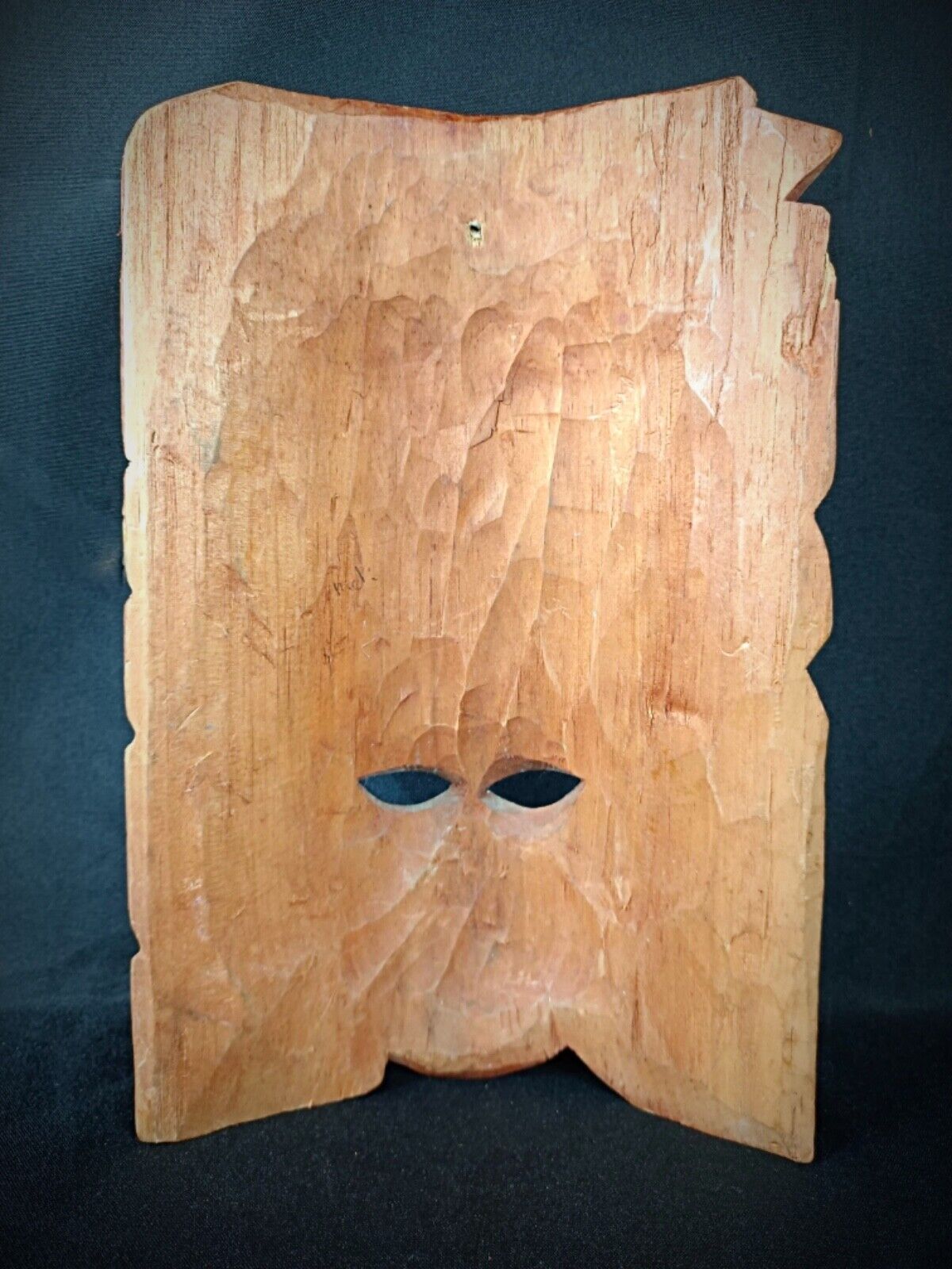 Handcrafted Maya mask featuring a unique cultural design