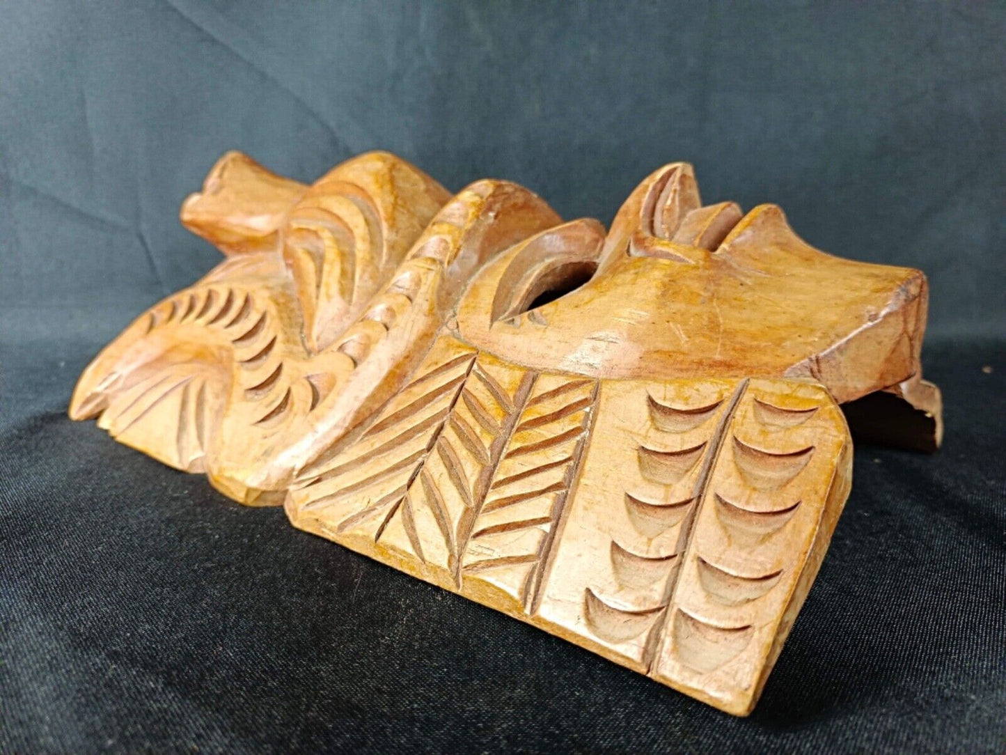 Antique Indigenous American wooden mask for collectors