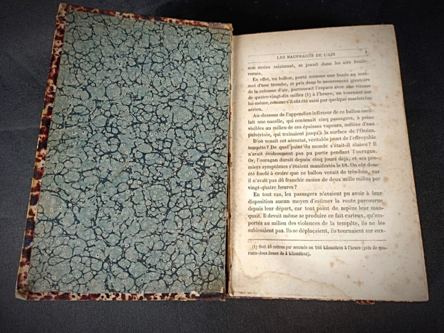 Vintage adventure novel by Jules Verne, a rare collectorâs item