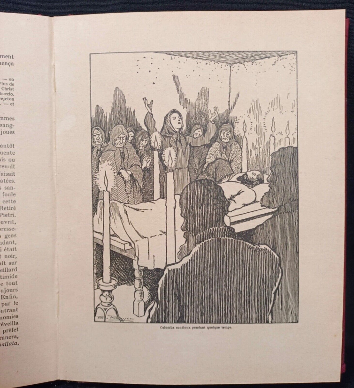 Antique French literature — Colomba with illustrated pages