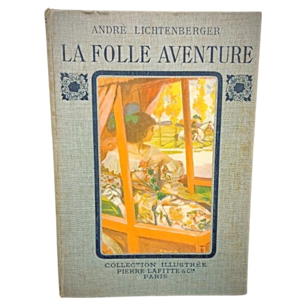 Cover of La Folle Aventure by André Lichtenberger, 1913 edition