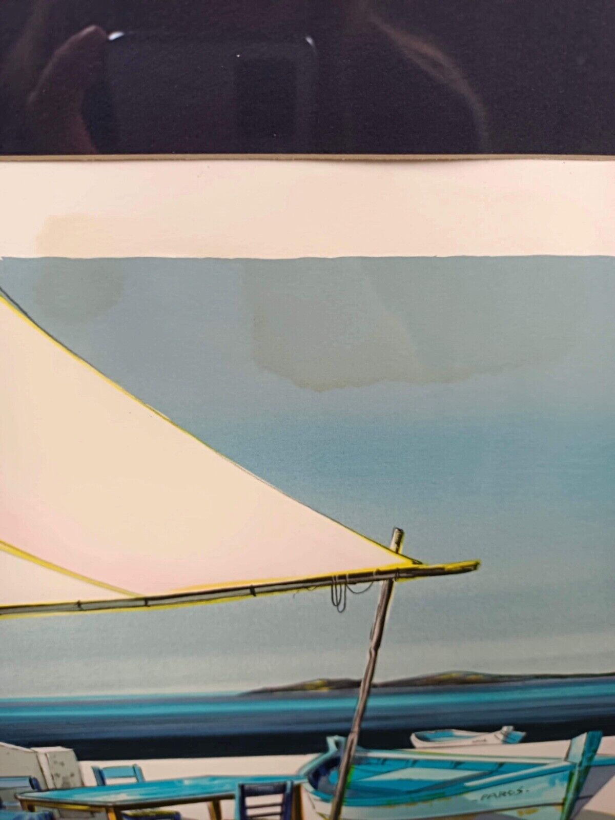 Gentle horizon line with reflected light in marsh scene
