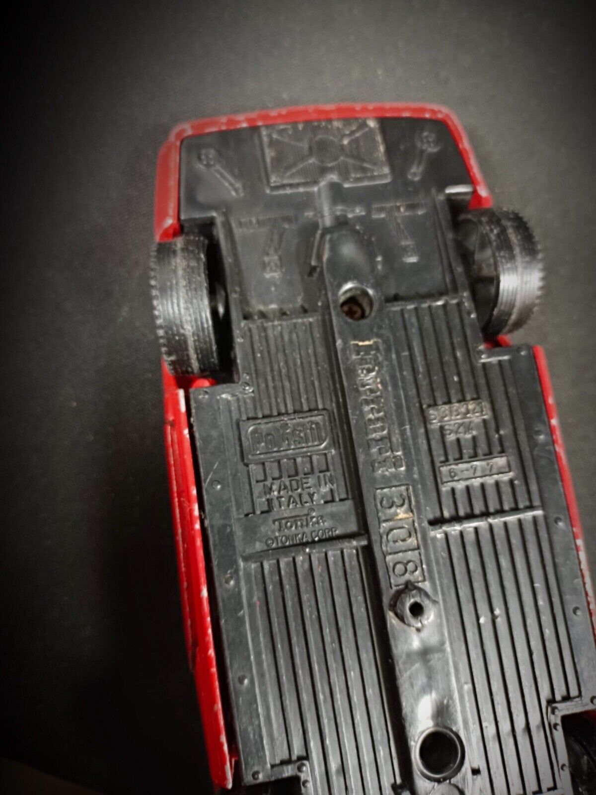 Detail of missing windshield and interior visibles