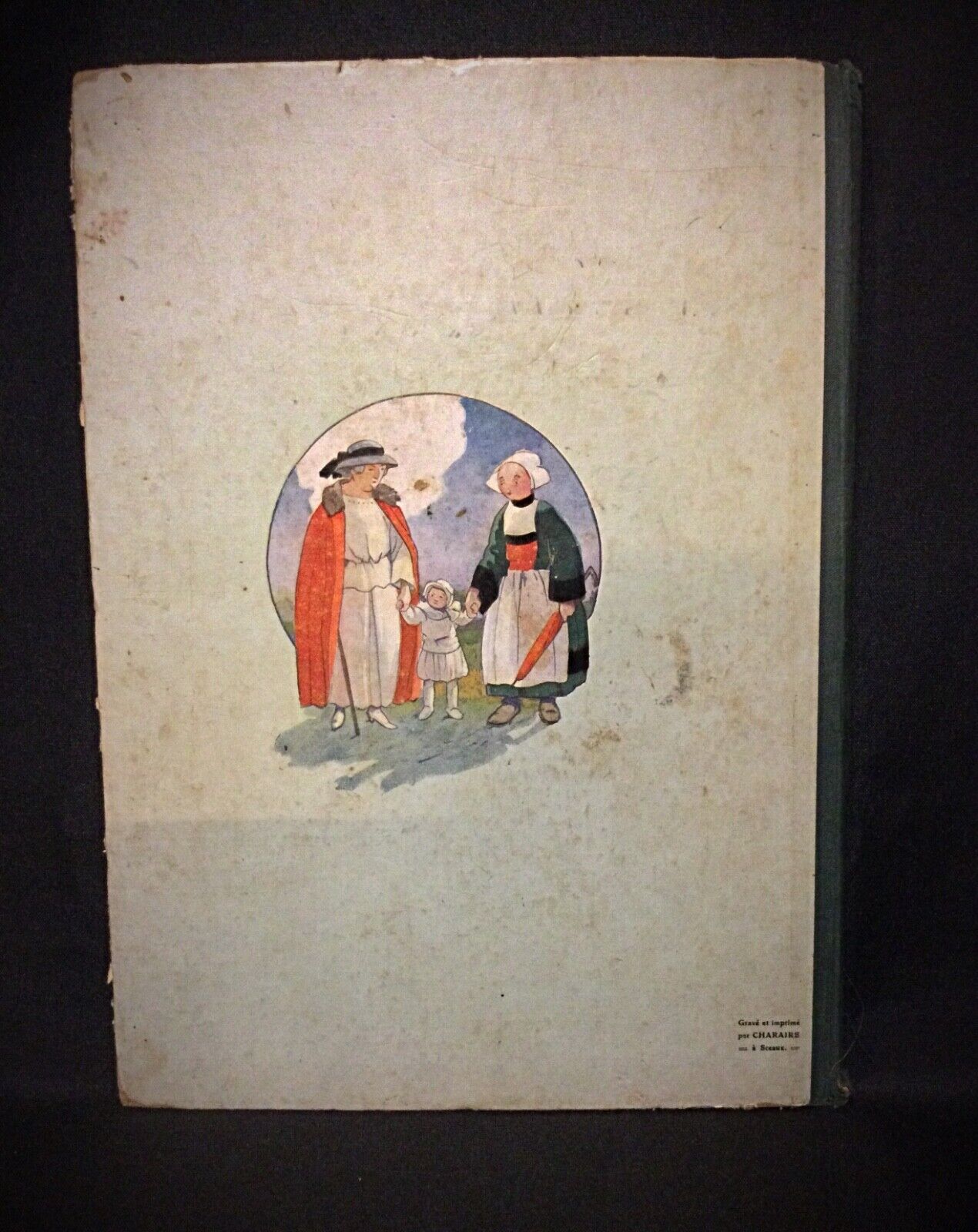 Decorative and collectible vintage book for library display.