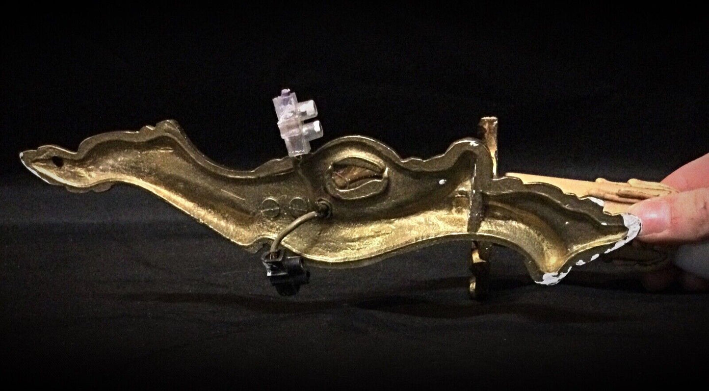 Solid brass vintage wall sconces with elegant craftsmanship
