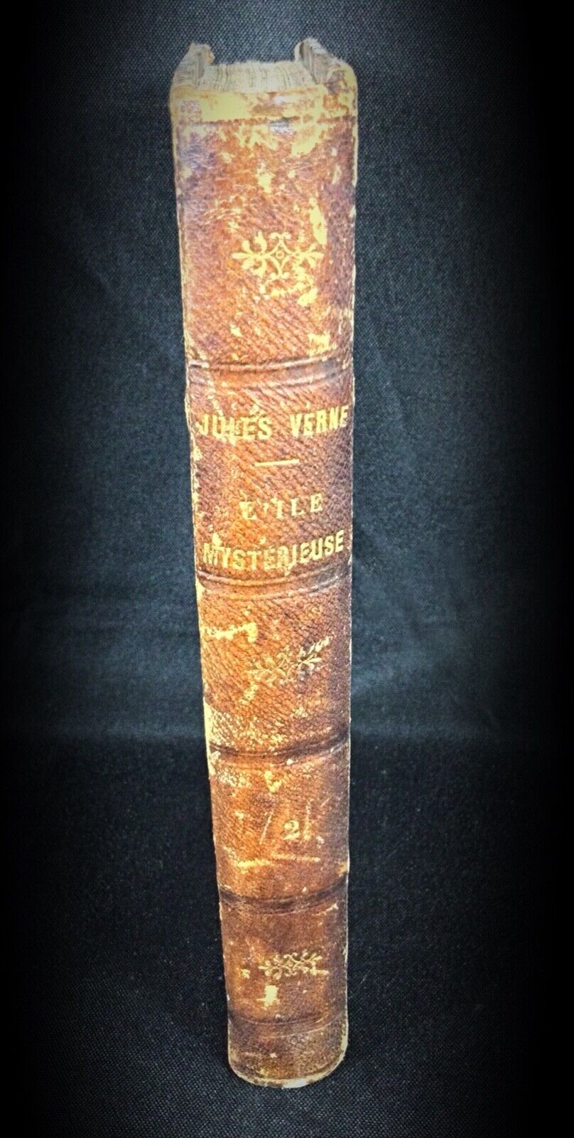 Classic adventure novel L'île mystérieuse by Jules Verne