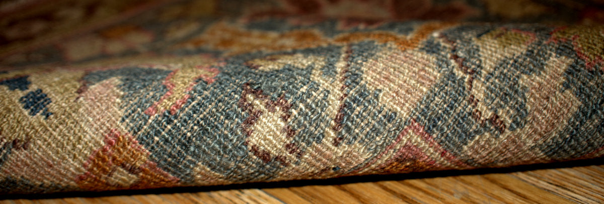 Handmade antique Indian Loristan rug 5.8' x 8.8' (176cm x 268cm) 1880s - 1B143 - One Royal Art