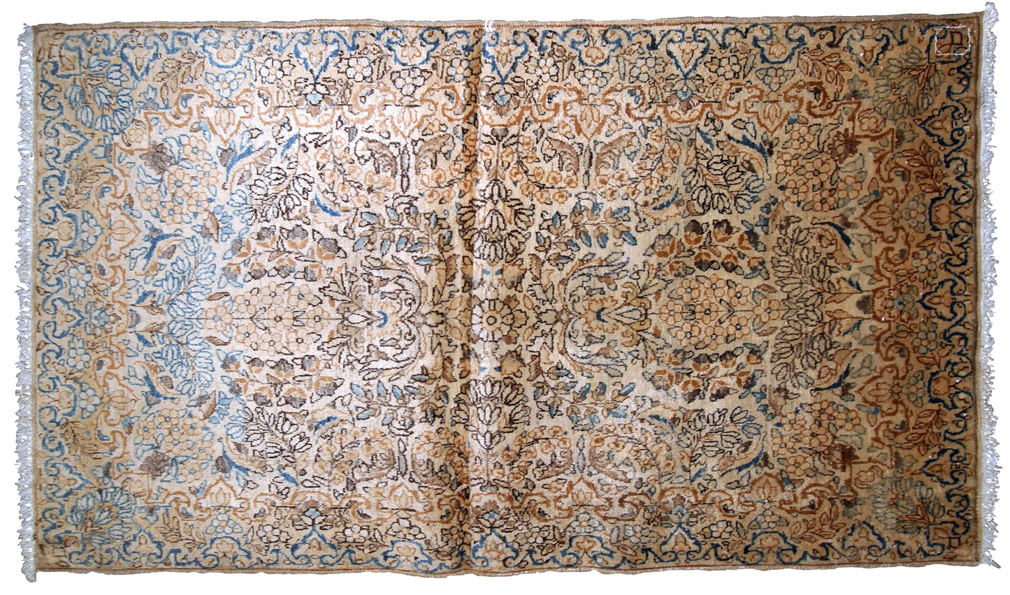 Handmade antique Persian Kerman rug, 1920s