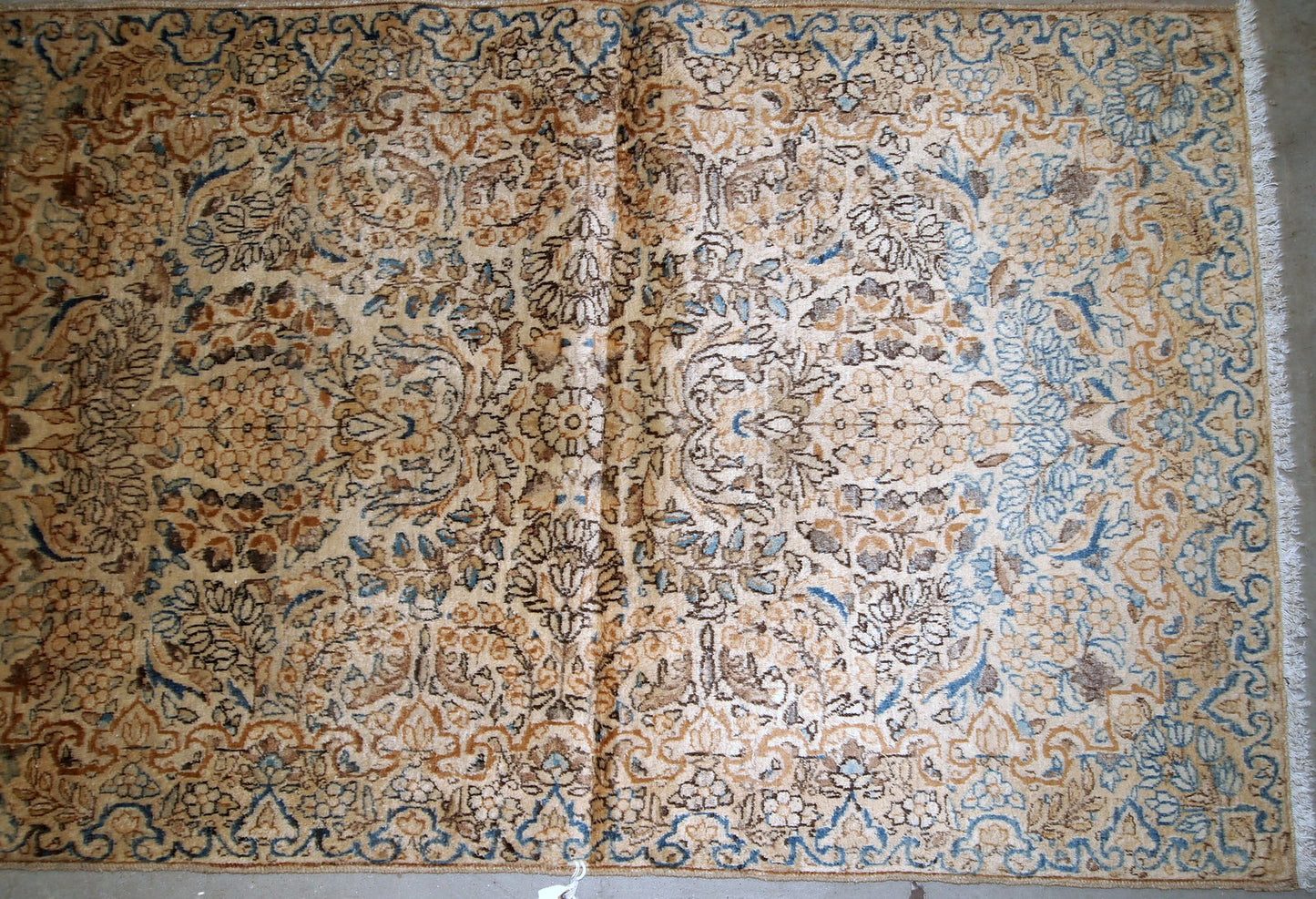 Handmade antique Persian Kerman rug, 1920s