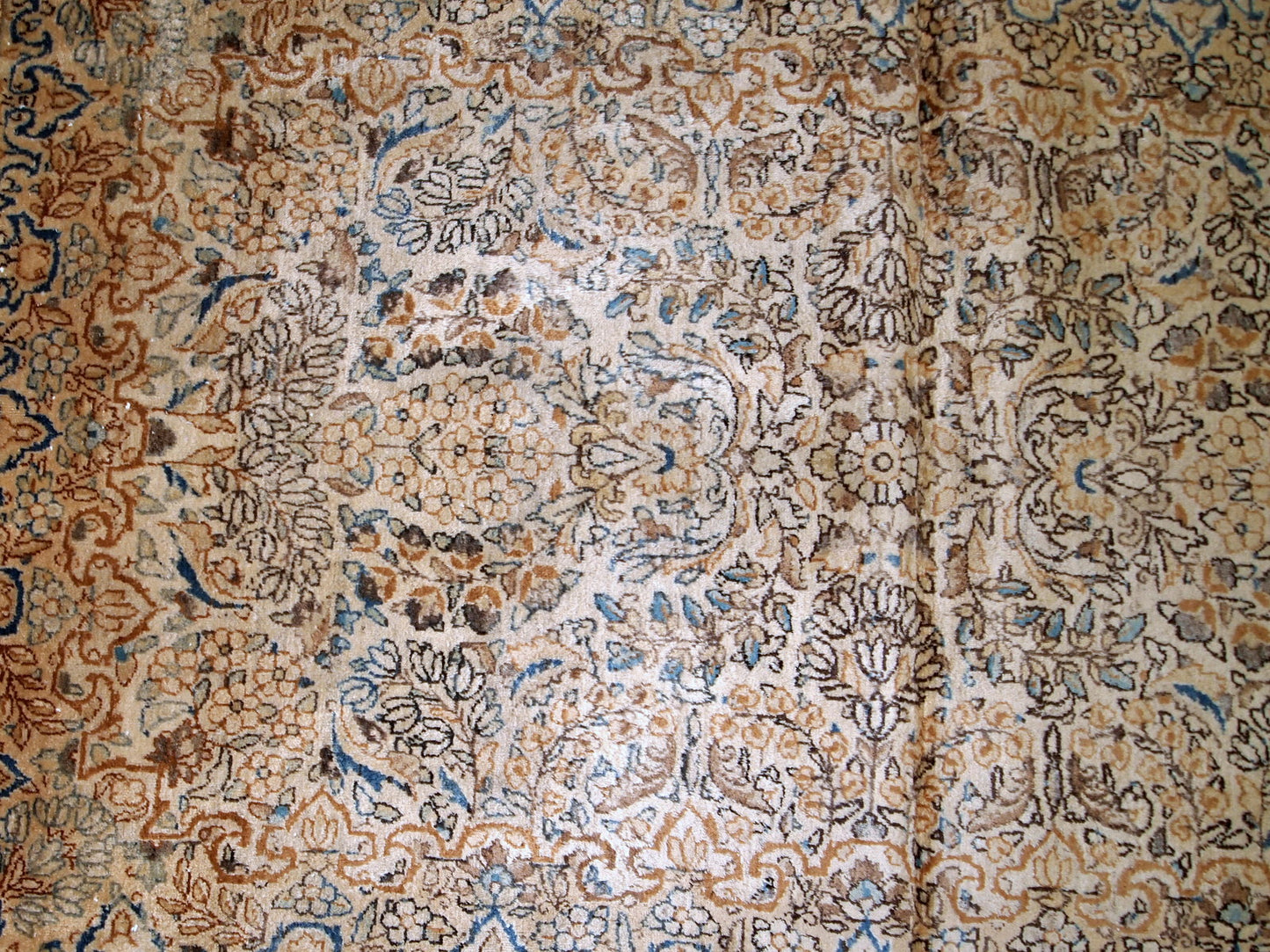 Handmade antique Persian Kerman rug, 1920s