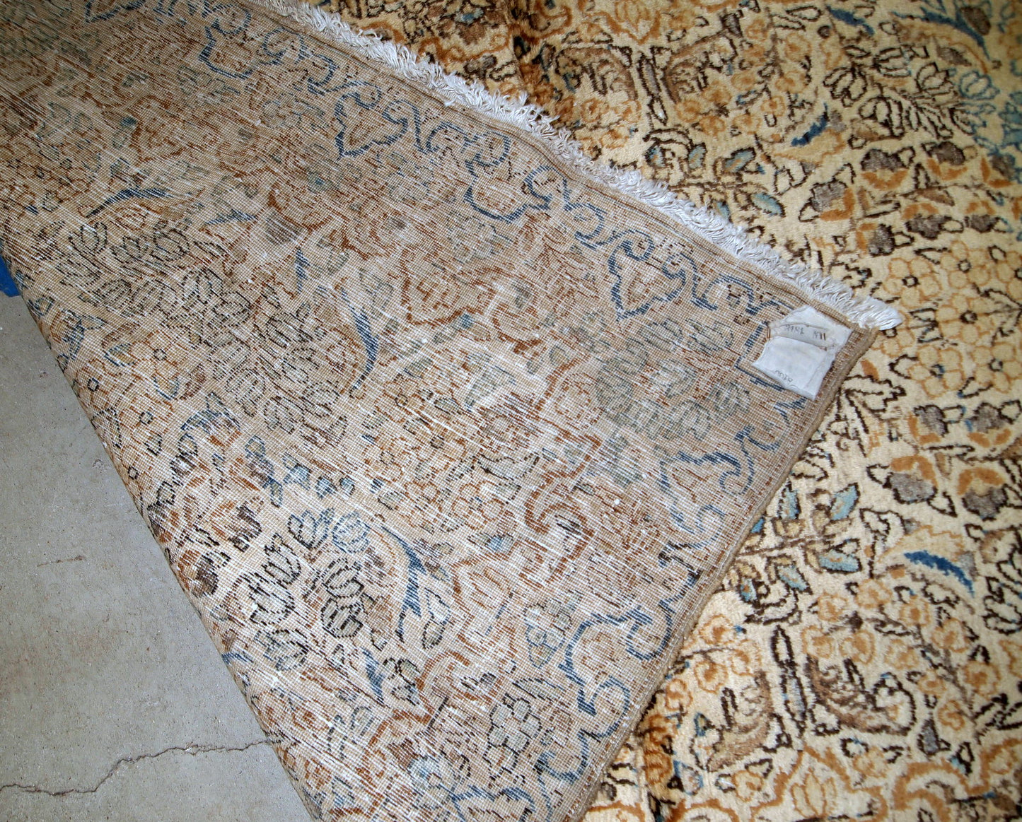 Handmade antique Persian Kerman rug, 1920s