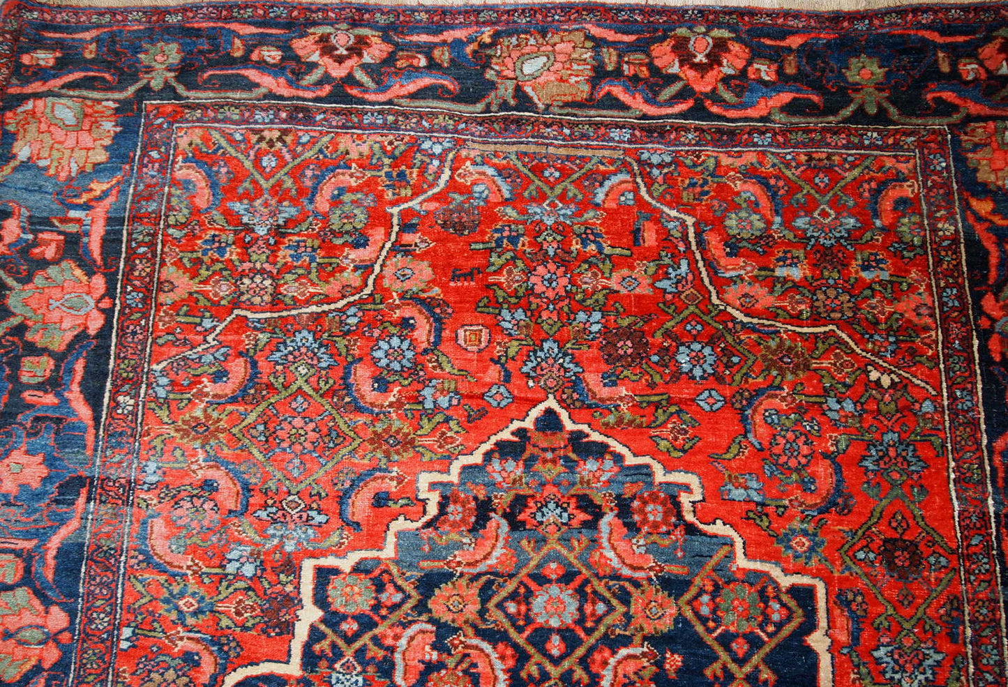 Handmade antique Persian Bidjar rug, 1920s