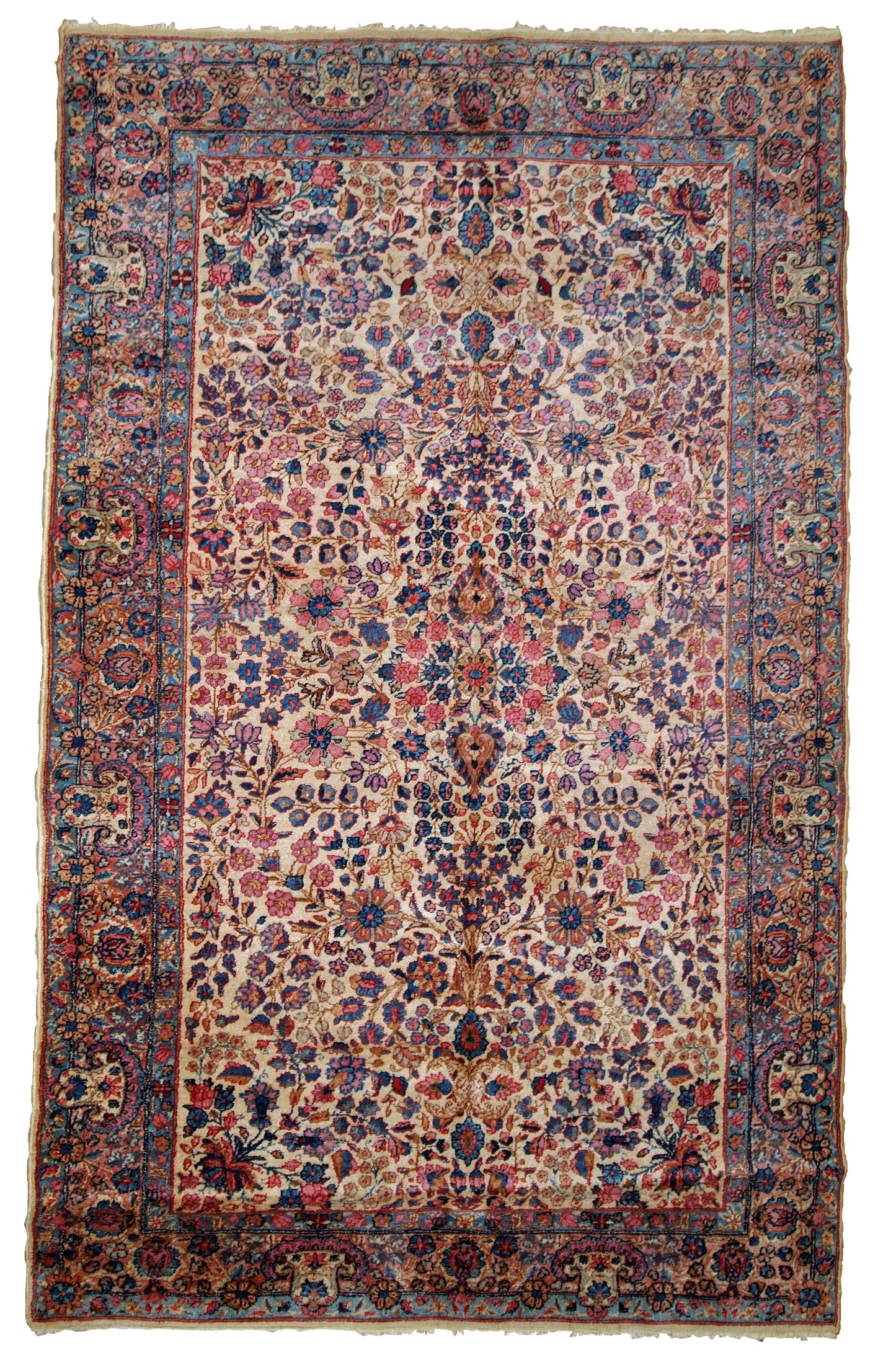 Handmade antique Persian Kerman rug, 1920s