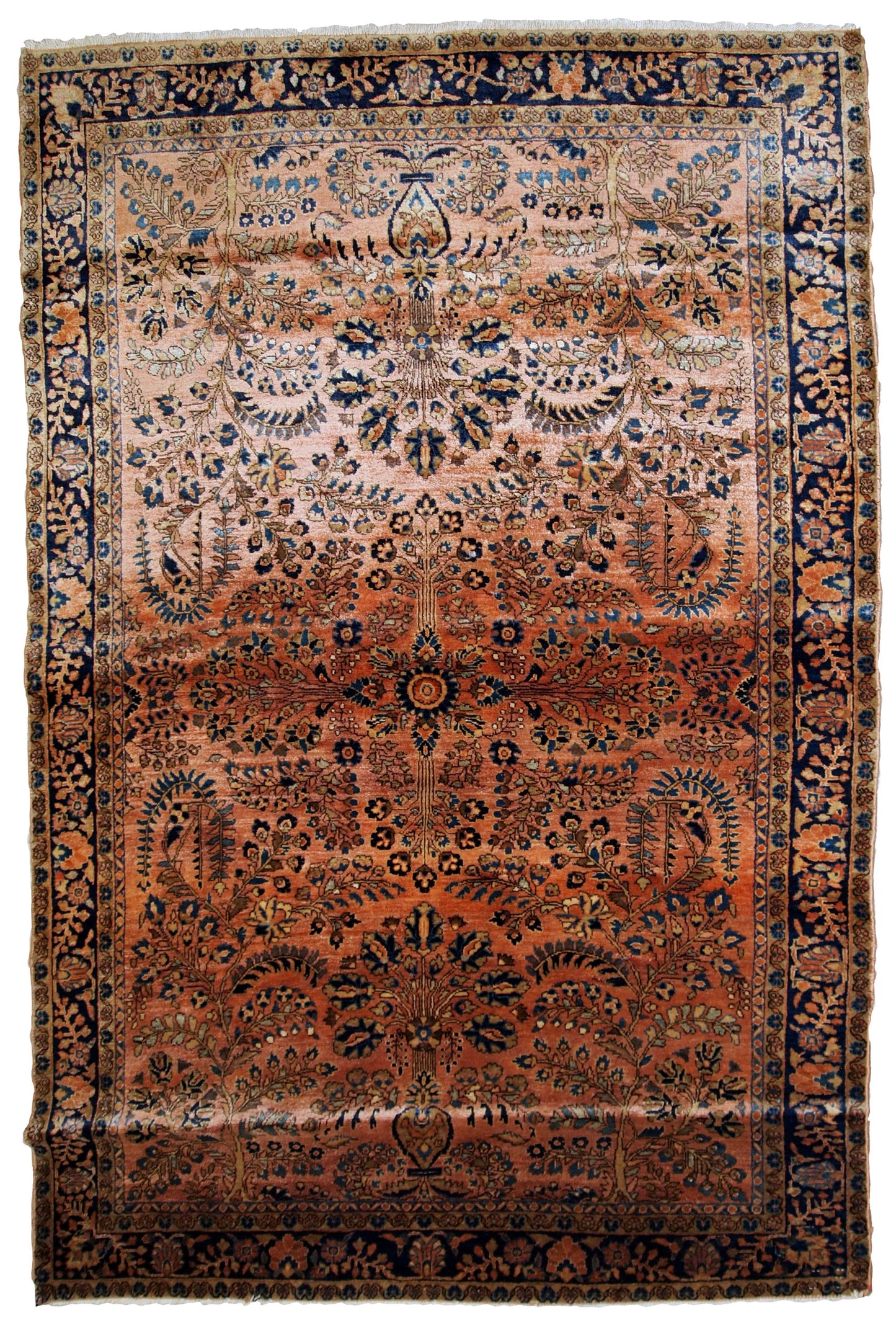 Handmade antique Persian Sarouk rug, 1920s