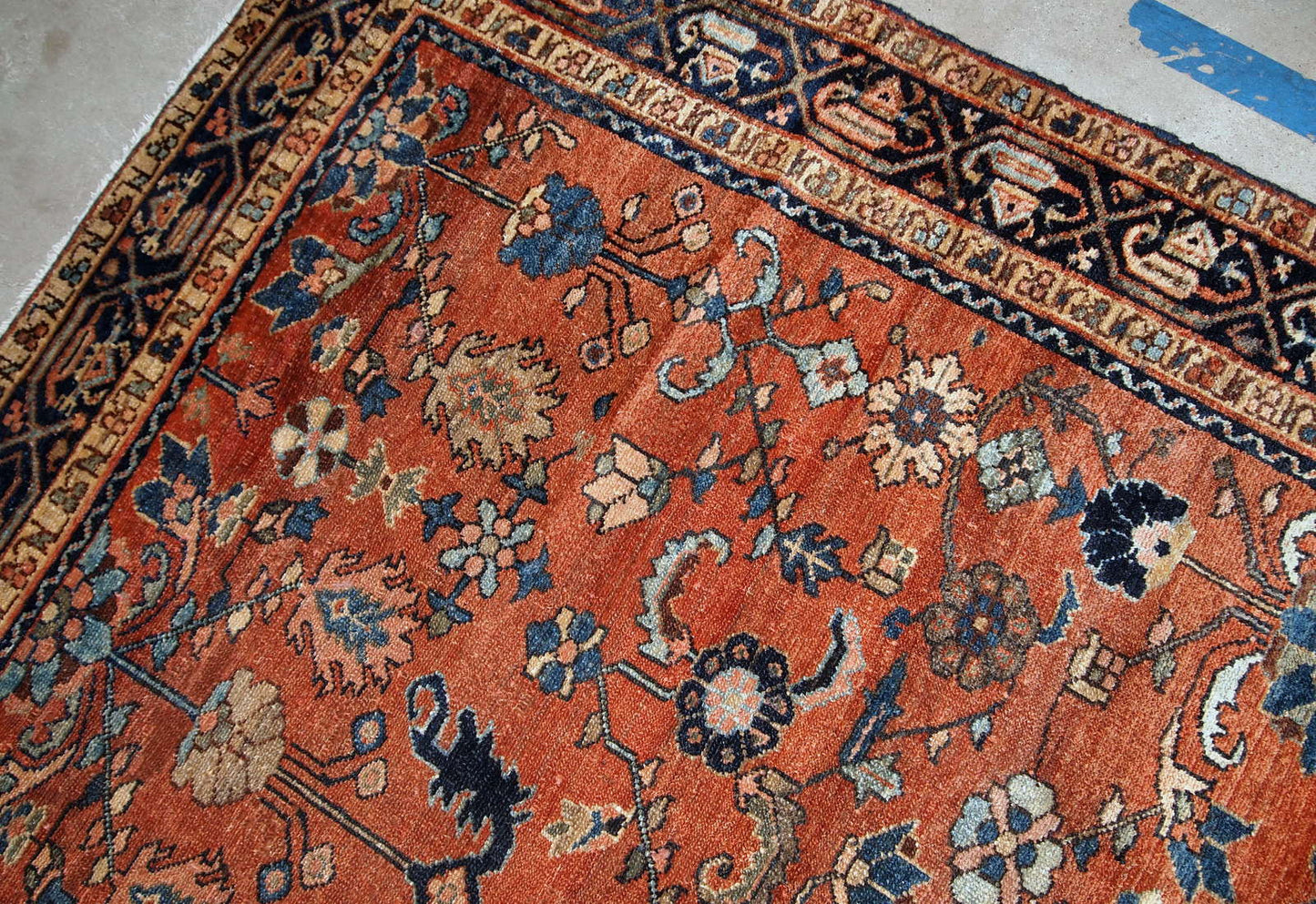 Handmade antique Persian Hamadan rug, 1920s