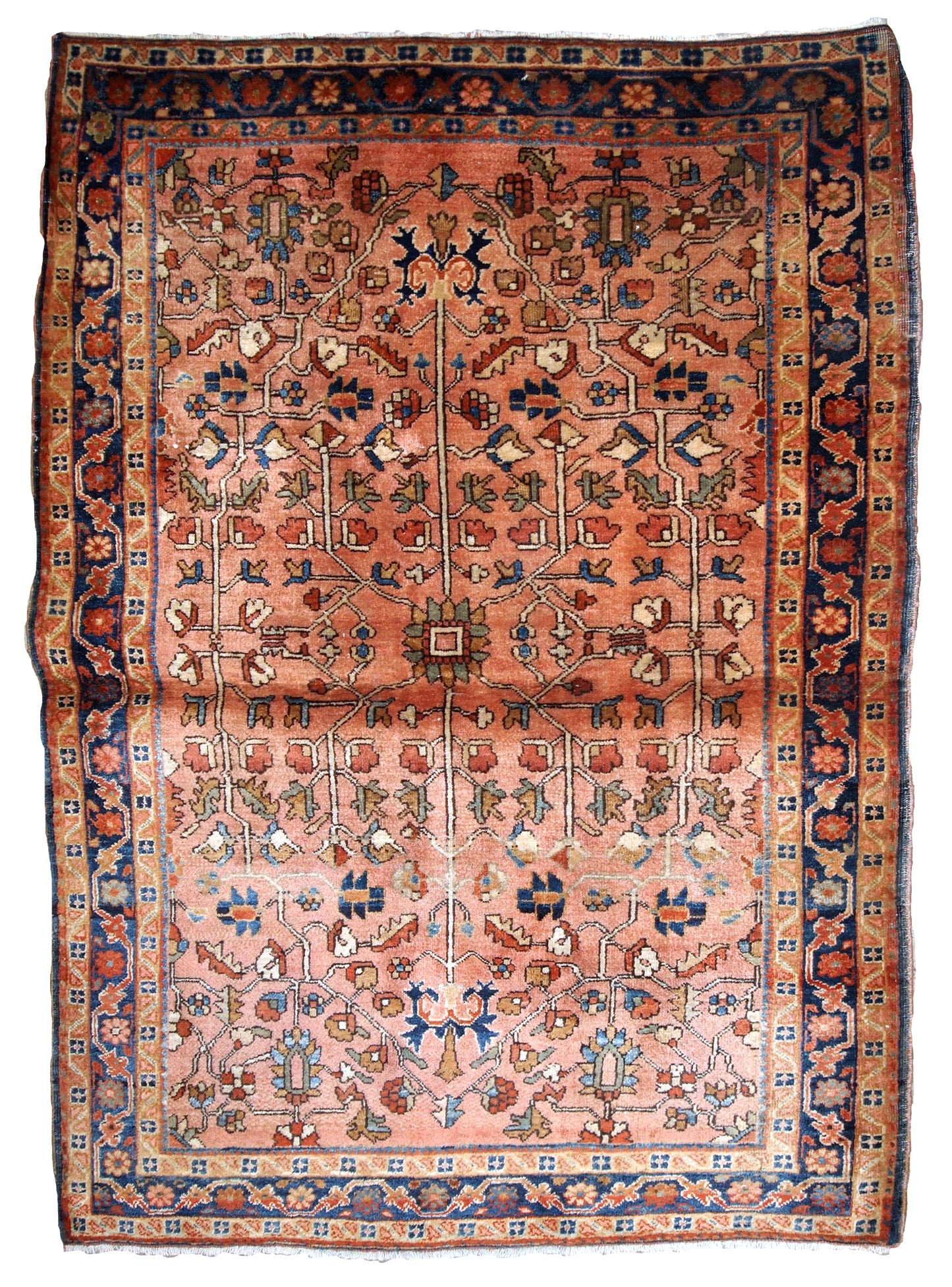 Handmade antique Persian Sarouk rug, 1920s